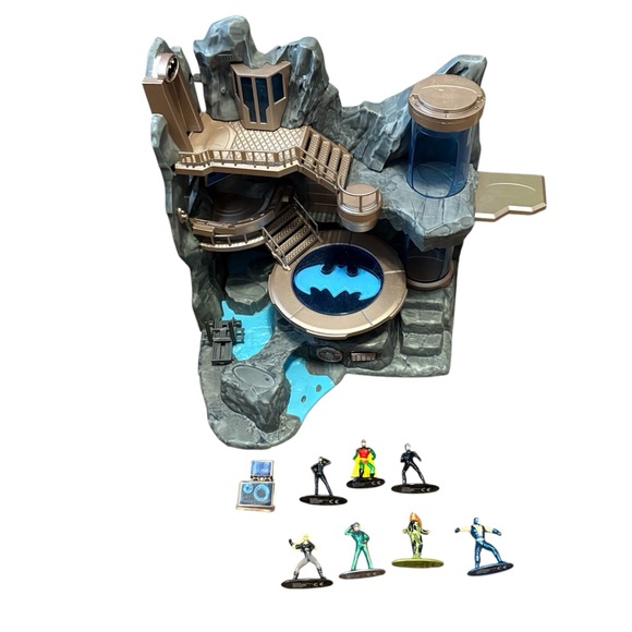 DC Comics | Toys | Dc Nano Metal Figures Scene Batcave 27 Jada Toys ...
